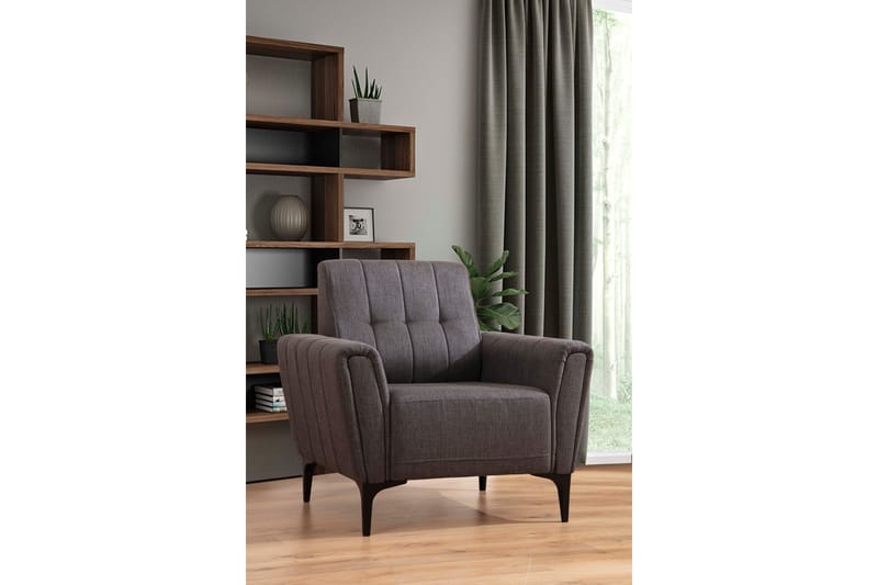 Lilesville Lenestol - Mørkegrå - Møbler - Stoler - Lenestoler