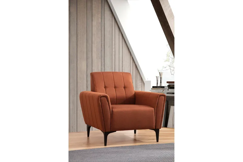 Lilesville Lenestol - Rød - Møbler - Stoler - Lenestoler