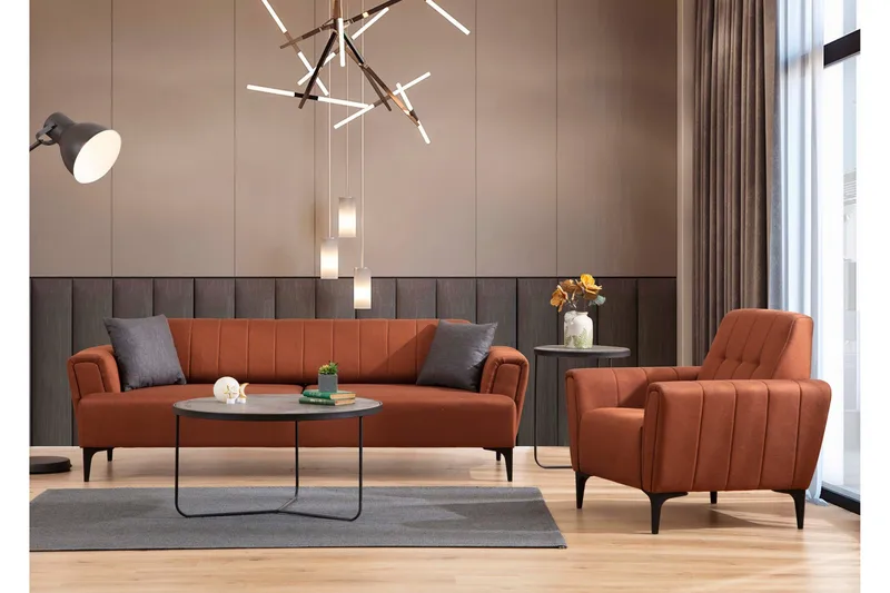 Lilesville Lenestol - Rød - Møbler - Stoler - Lenestoler