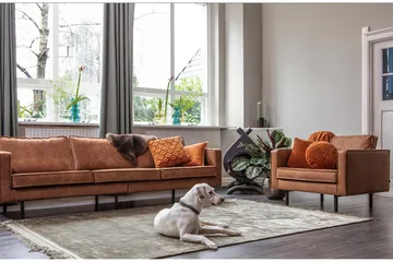 Lissbon Lenestol - Cognac - Møbler - Stoler - Lenestoler