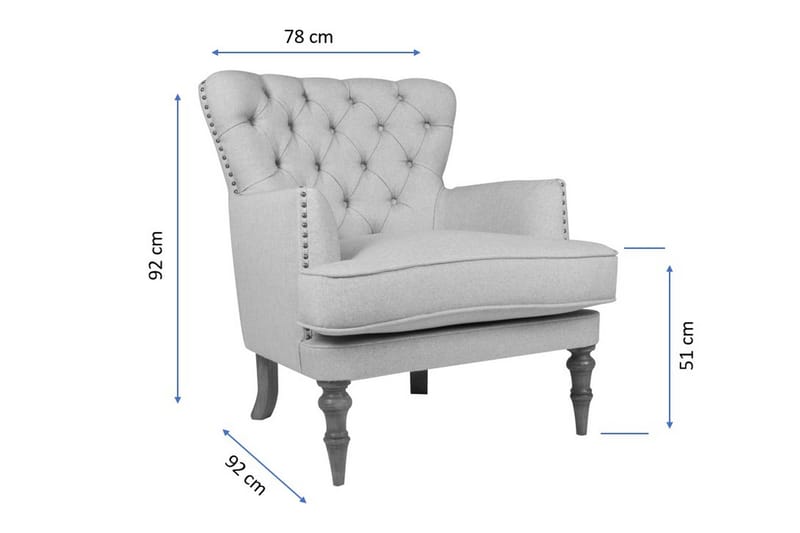 Londonia Lenestol - Lysebrun/Natur - Møbler - Stoler - Lenestoler