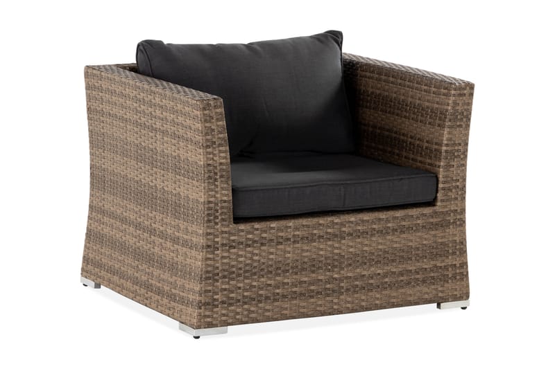 Loungelenestol Wisconsin Premium Kunstrotting/Sand - Brun - Hagemøbler & utemiljø - Loungemøbler - Loungestol utendørs