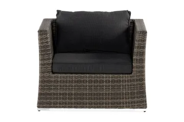 Loungelenestol Wisconsin Premium Kunstrotting/Grå - Grå - Hagemøbler & utemiljø - Loungemøbler - Loungestol utendørs