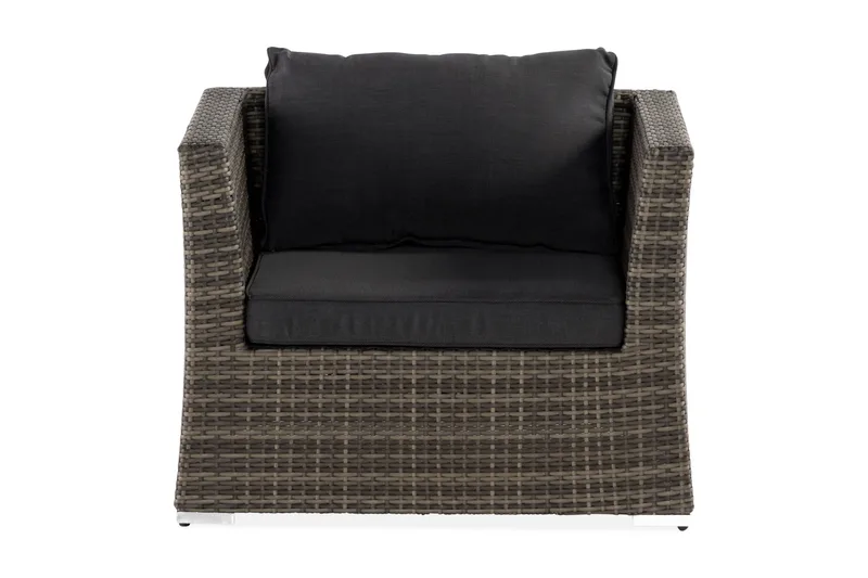 Loungelenestol Wisconsin Premium Kunstrotting/Grå - Grå - Hagemøbler & utemiljø - Loungemøbler - Loungestol utendørs