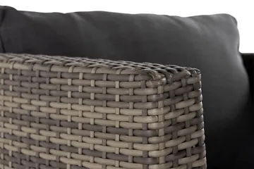 Loungelenestol Wisconsin Premium Kunstrotting/Grå - Grå - Hagemøbler & utemiljø - Loungemøbler - Loungestol utendørs