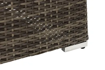 Loungelenestol Wisconsin Premium Kunstrotting/Grå - Grå - Hagemøbler & utemiljø - Loungemøbler - Loungestol utendørs