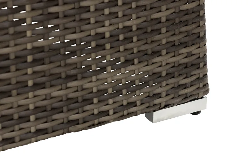 Loungelenestol Wisconsin Premium Kunstrotting/Grå - Grå - Hagemøbler & utemiljø - Loungemøbler - Loungestol utendørs