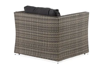 Loungelenestol Wisconsin Premium Kunstrotting/Grå - Grå - Hagemøbler & utemiljø - Loungemøbler - Loungestol utendørs