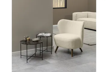 Loungestol Sanu - Beige - Møbler - Stoler - Lenestoler - Lenestol uten armlene