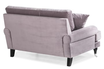 Loveseat Webber Fløyel - Lilla|Krom - Møbler - Stoler - Lenestoler