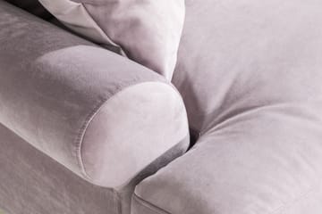 Loveseat Webber Fløyel - Lilla|Krom - Møbler - Stoler - Lenestoler