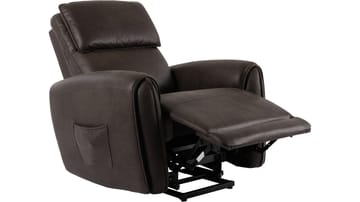 Lunaro reclinerlenestol elektrisk - Brun - Møbler - Stoler - Lenestoler - Recliner