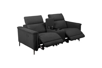 Lund Liggestol - Grå - Møbler - Sofaer - Reclinersofaer - 2 seters kinosofa & reclinersofa