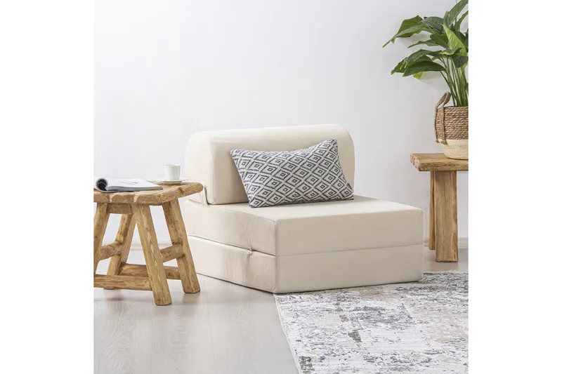 Magaria Sovesofa Lenestol - Beige - Møbler - Stoler - Lenestoler - Sengestol