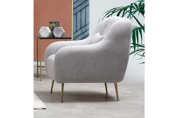 Makiylah Lenestol med Armlene - Grå - Møbler - Stoler - Lenestoler