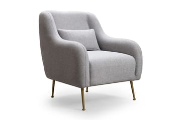 Makiylah Lenestol med Armlene - Grå - Møbler - Stoler - Lenestoler