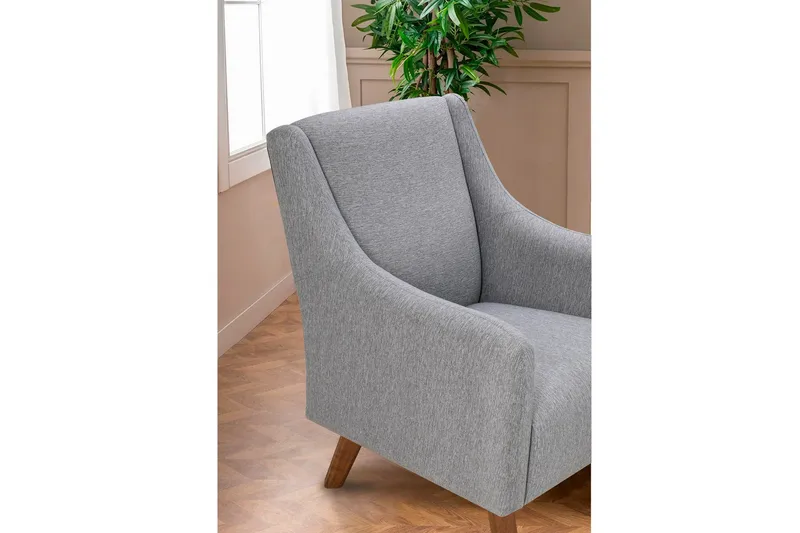 Malkiat Lenestol - Grå - Møbler - Stoler - Lenestoler