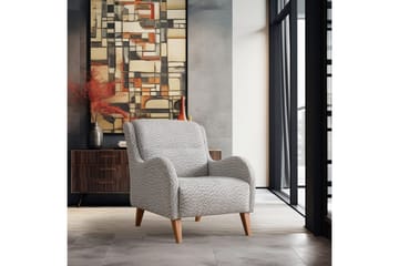 Mami Öronlappsfåtölj - Krem/Blå - Møbler - Stoler - Lenestoler - Ørelappstol