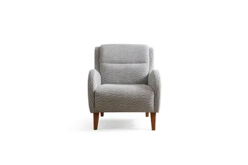 Mami Öronlappsfåtölj - Krem/Blå - Møbler - Stoler - Lenestoler - Ørelappstol