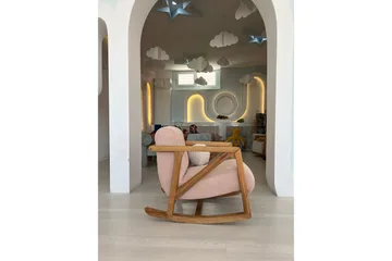 Mamuni Lenestol - Rosa - Møbler - Stoler - Lenestoler