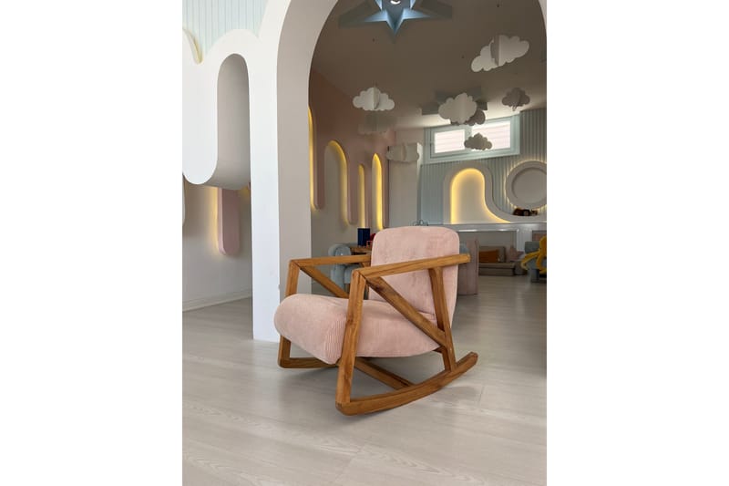 Mamuni Lenestol - Rosa - Møbler - Stoler - Lenestoler