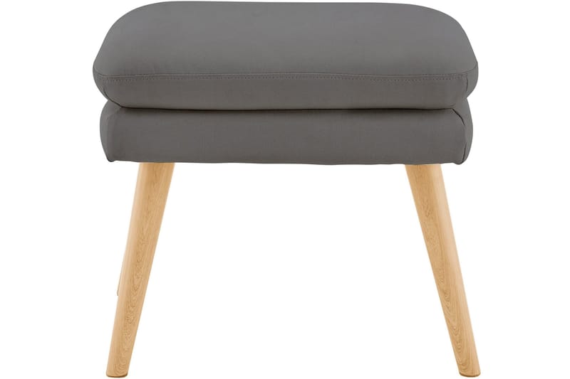 Marilee Loungelenestol med Fotskammel - Stoff/Antrasitt - Møbler - Stoler - Lenestoler