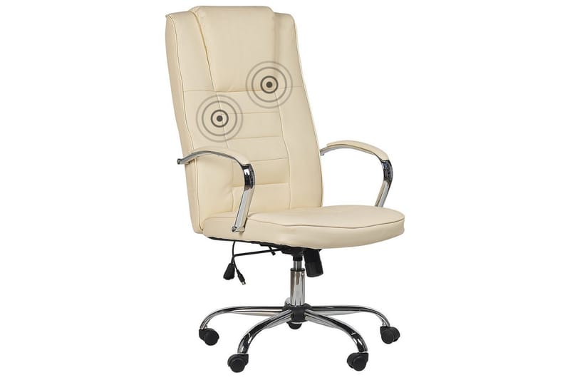 Massasjestol Grandeur Beige/Sølv - Beige/Sølv - Møbler - Stoler - Lenestoler - Massasjestol