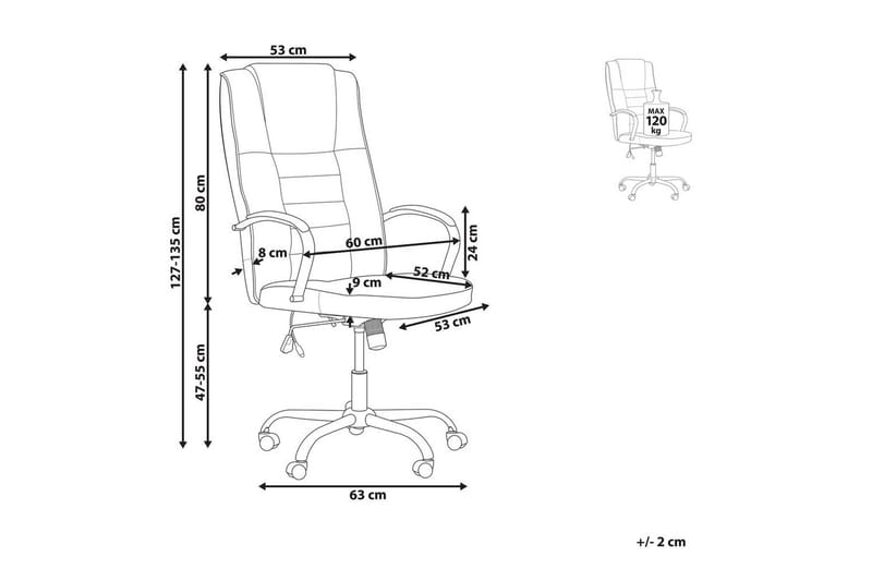 Massasjestol Grandeur II Beige/Sølv - Beige/Sølv - Møbler - Stoler - Lenestoler - Massasjestol