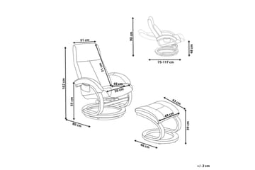 Massasjestol Hero - Beige, Lys Tre - Møbler - Stoler - Lenestoler - Massasjestol