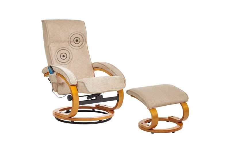 Massasjestol Hero - Beige, Lys Tre - Møbler - Stoler - Lenestoler - Massasjestol