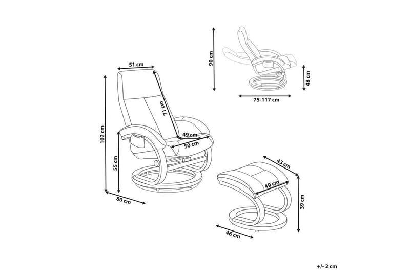 Massasjestol Hero - Lys beige, lyst tre - Møbler - Stoler - Lenestoler - Massasjestol