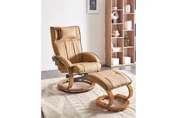 Massasjestol Majestic - Brun, lyst tre - Møbler - Stoler - Lenestoler - Massasjestol