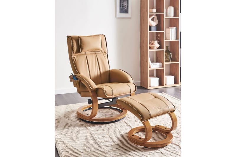 Massasjestol Majestic - Brun, lyst tre - Møbler - Stoler - Lenestoler - Massasjestol