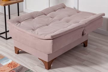 Mathenia Lenestol med Armlene - Brun - Møbler - Stoler - Lenestoler - Sengestol