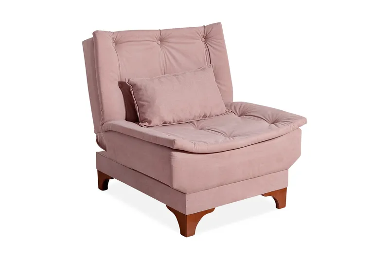 Mathenia Lenestol med Armlene, Brun