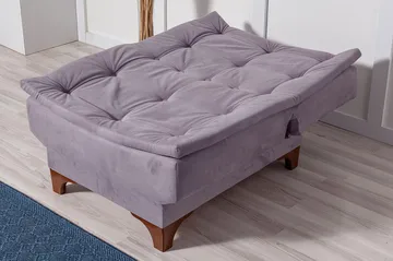 Mathenia Lenestol med Armlene - Grå - Møbler - Stoler - Lenestoler - Lenestol uten armlene