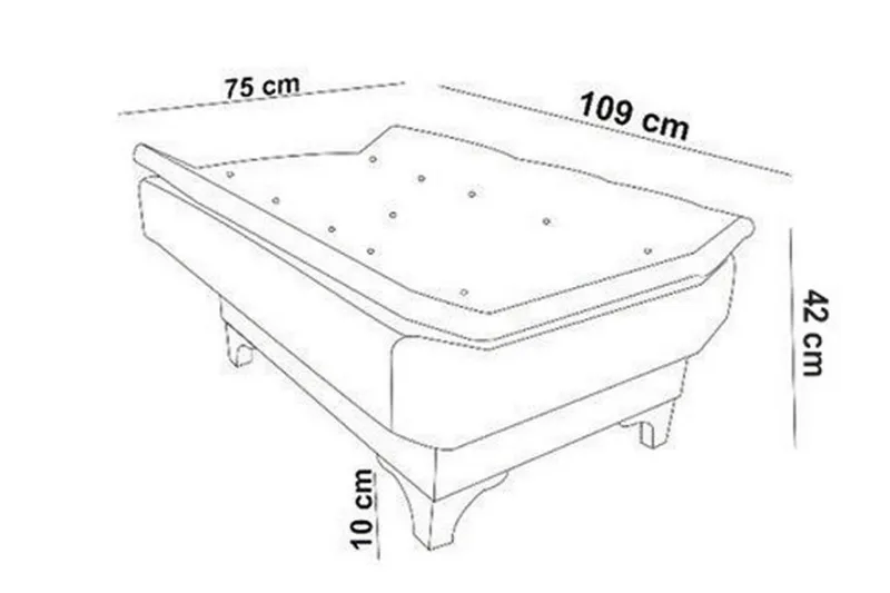 Mathenia Lenestol med Armlene - Grå - Møbler - Stoler - Lenestoler - Lenestol uten armlene