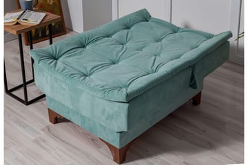 Mathenia Lenestol med Armlene - Grønn - Møbler - Stoler - Lenestoler - Sengestol