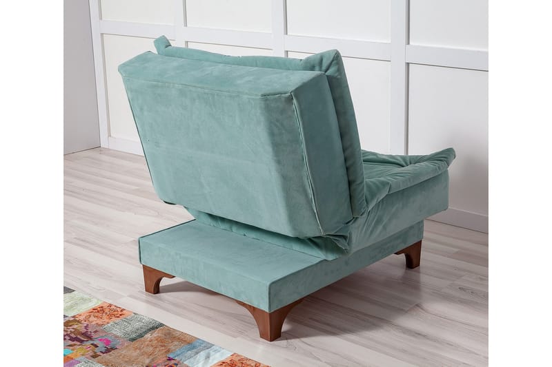 Mathenia Lenestol med Armlene - Grønn - Møbler - Stoler - Lenestoler - Lenestol uten armlene