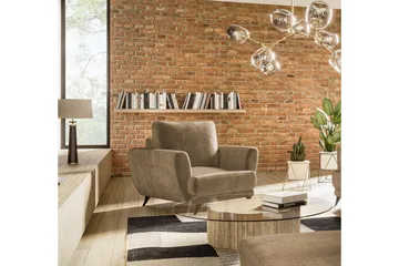 Megis Lenestol - Beige - Møbler - Stoler - Lenestoler