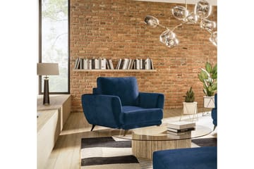 Megis Lenestol - Blå - Møbler - Stoler - Lenestoler