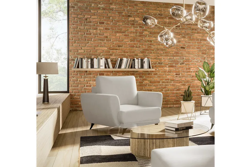 Megis Lenestol - Hvit - Møbler - Stoler - Lenestoler