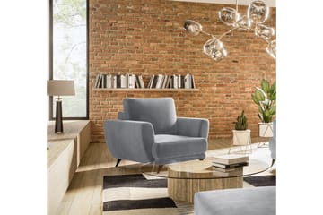 Megis Lenestol - Lysegrå - Møbler - Stoler - Lenestoler