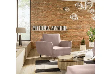 Megis Lenestol - Lyserosa - Møbler - Stoler - Lenestoler