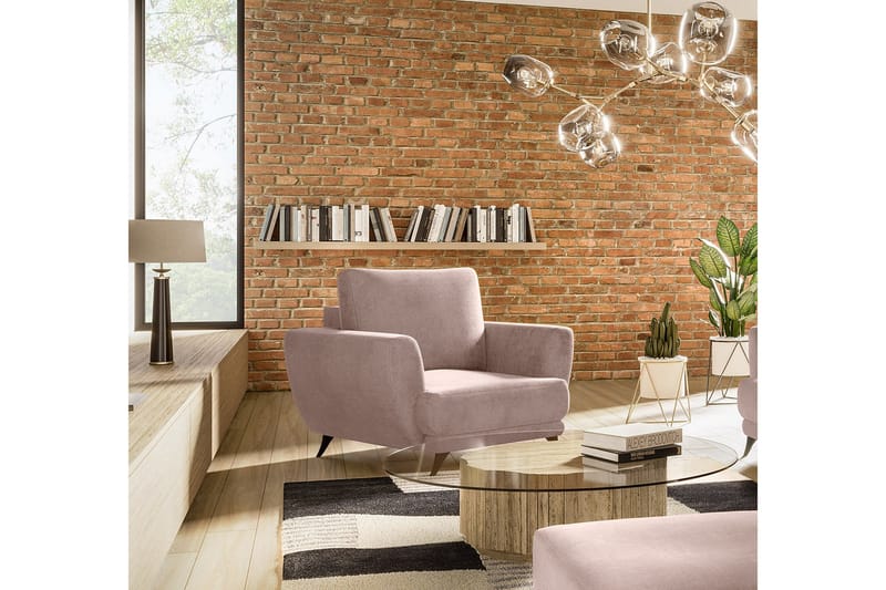 Megis Lenestol - Lyserosa - Møbler - Stoler - Lenestoler