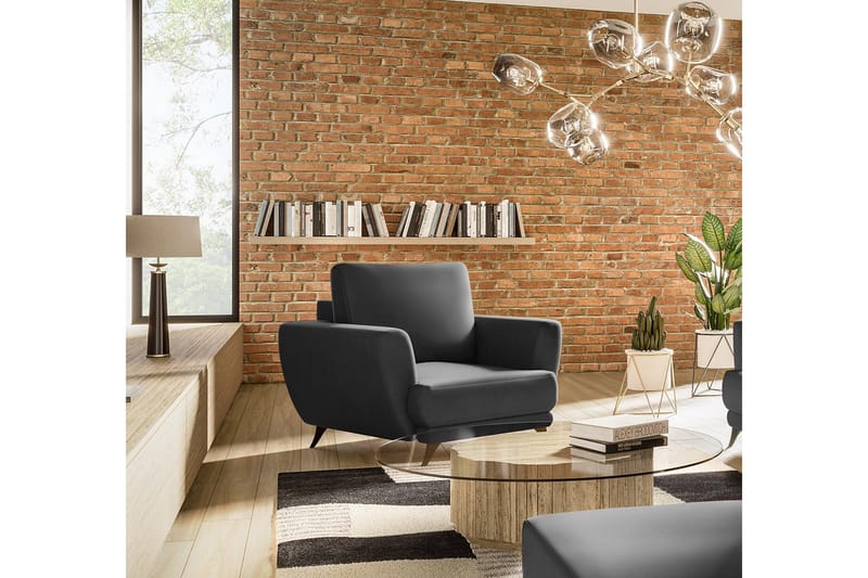 Megis Lenestol - Svart - Møbler - Stoler - Lenestoler