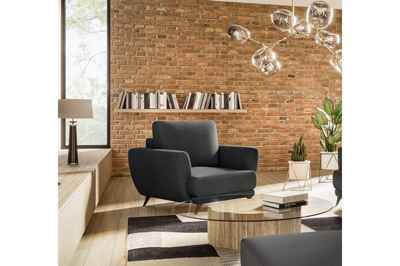 Megis Lenestol - Svart - Møbler - Stoler - Lenestoler