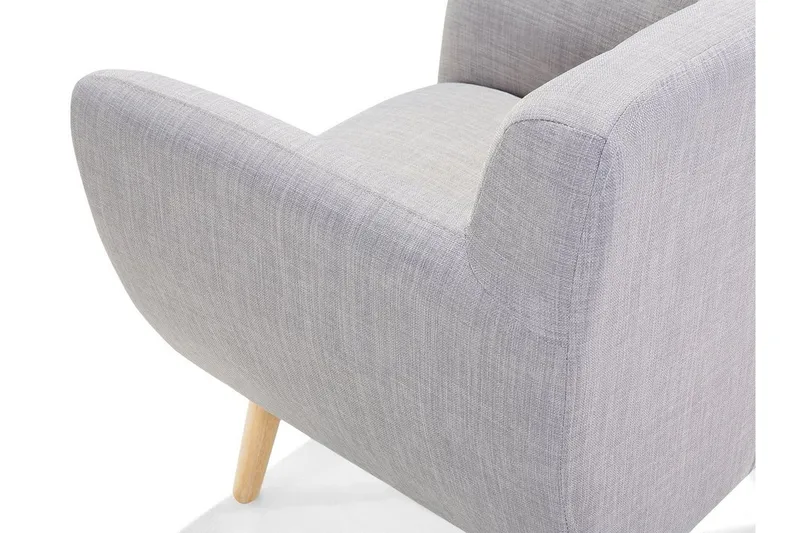 Melby Lenestol - Grå - Møbler - Stoler - Lenestoler