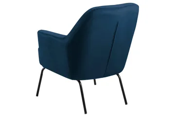 Melisan Loungelenestol - Blå/Svart - Møbler - Stoler - Lenestoler