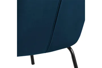 Melisan Loungelenestol - Blå/Svart - Møbler - Stoler - Lenestoler